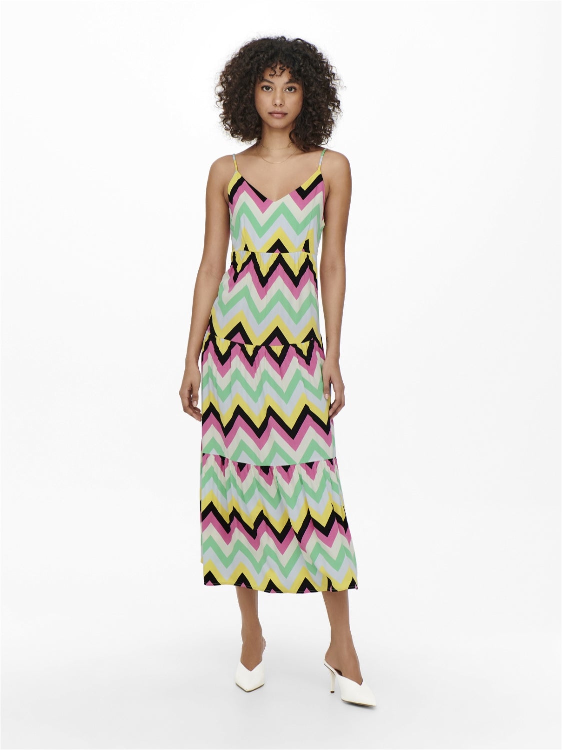 ONLALMA Langes Kleid Cloud Dancer