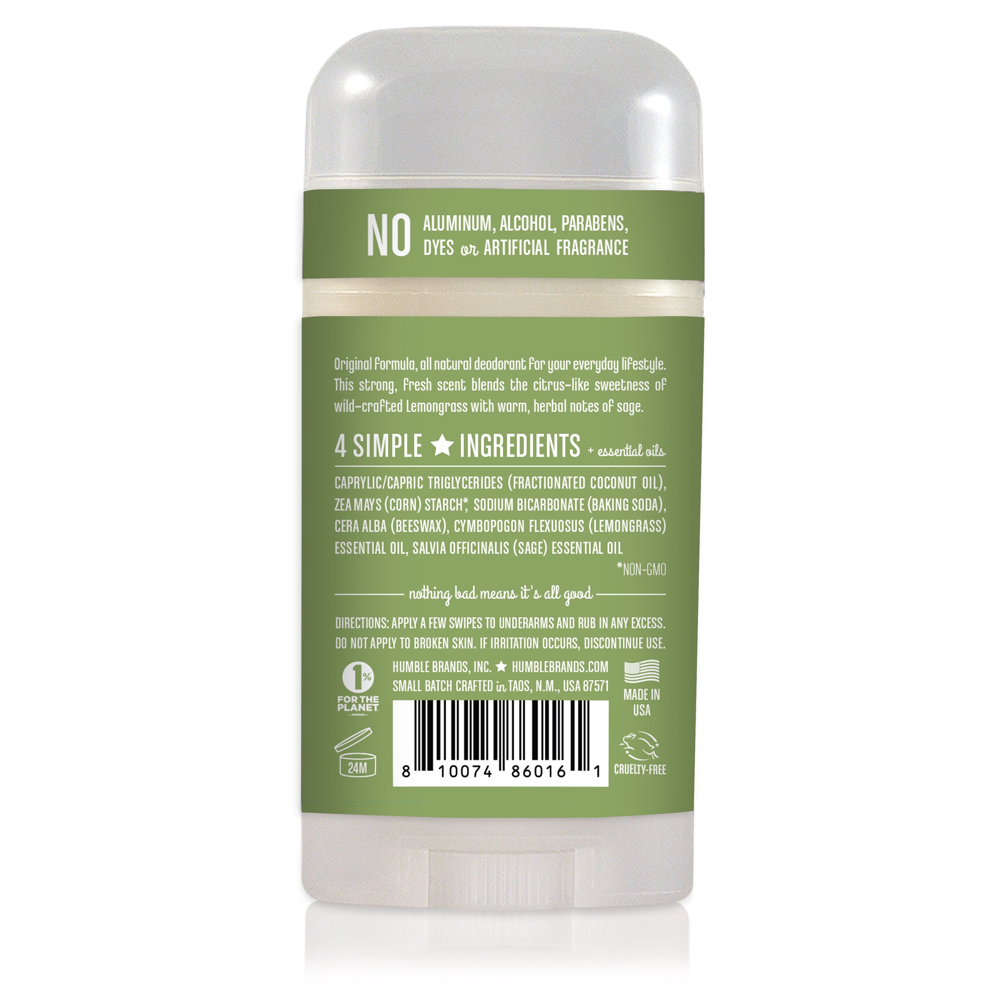 Humble deodorant Lemongrass & Sage