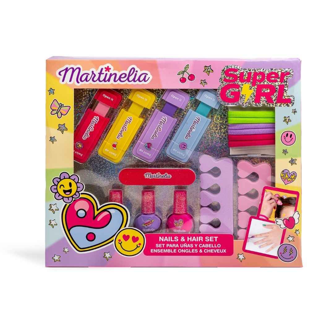MARTINELIA Super Girl - Conjunto de Unhas e Cabelo - 1un