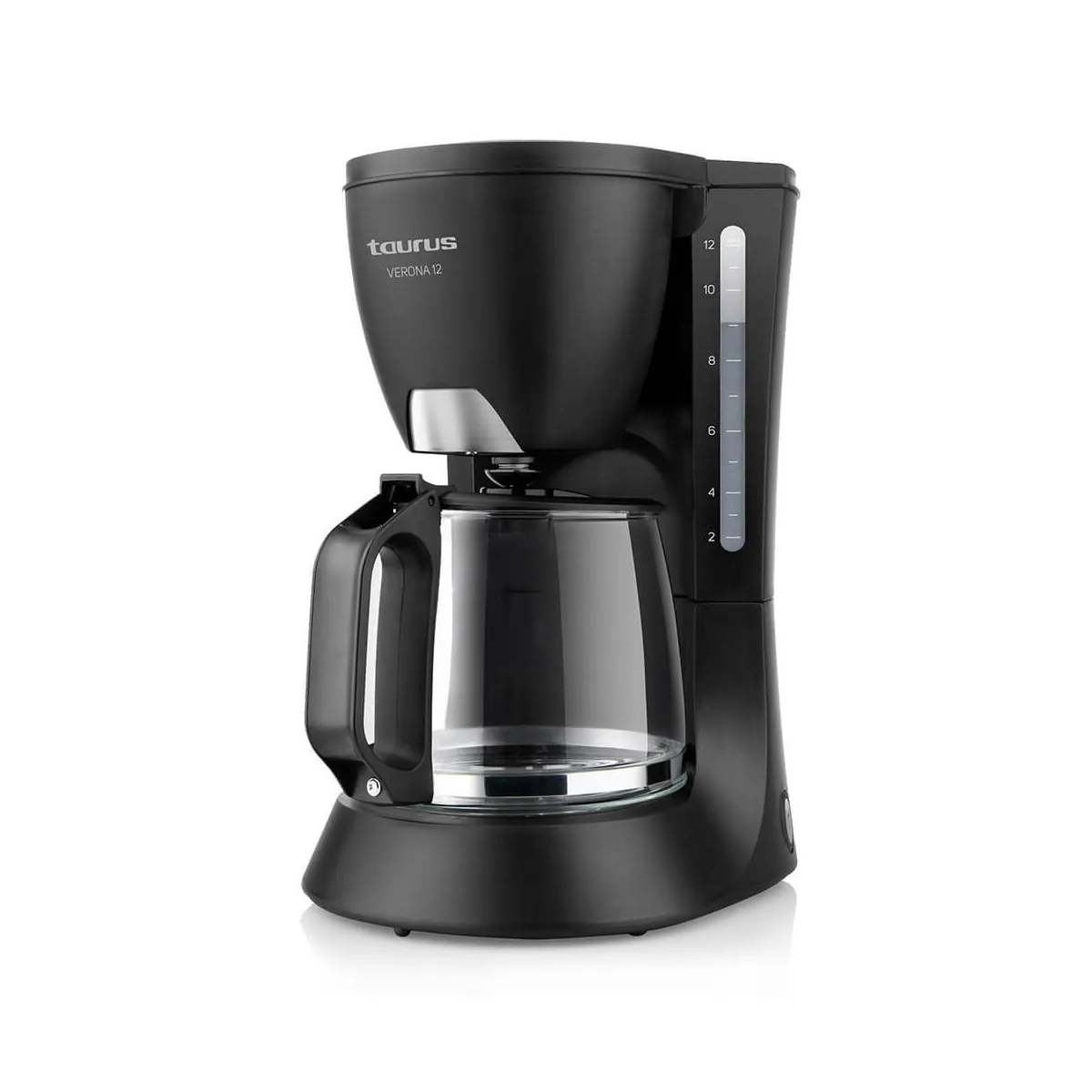 TAURUS Kaffemaskin 12 Kopper Svart