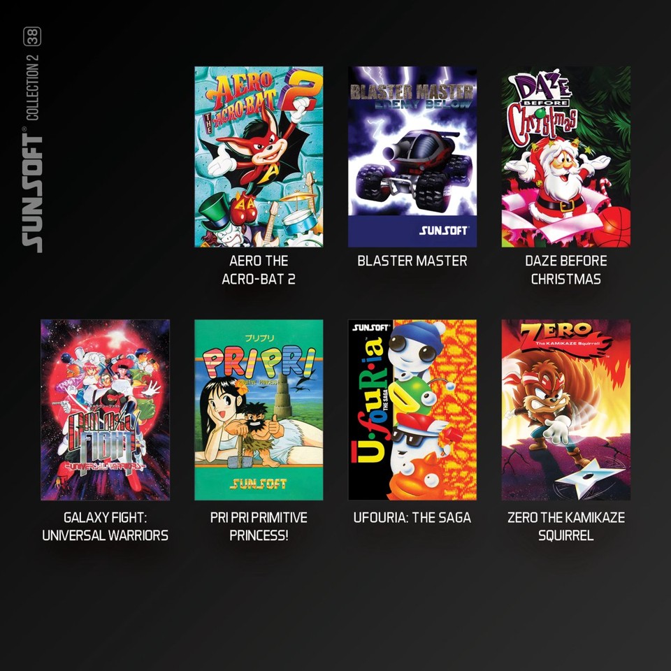 Blaze Evercade Sunsoft Collection 2- BLAZE TAB Plus