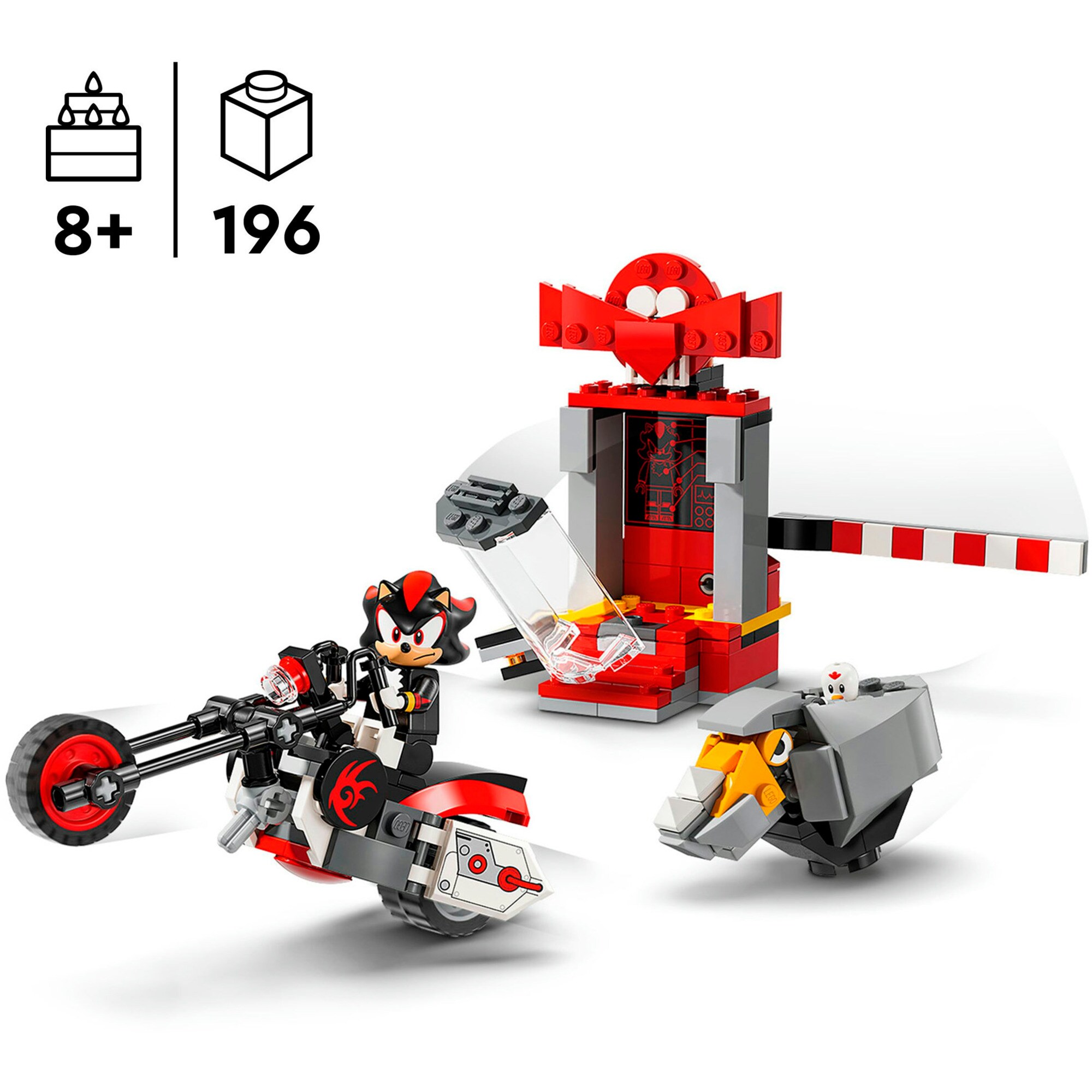 LEGO Konstruktionsspielzeug Sonic the Hedgehog Shadow the Hedgehog Flucht