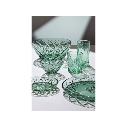 Lyngby Glas Sorrento 4-pak Skåle, Grøn, Ø12 cm