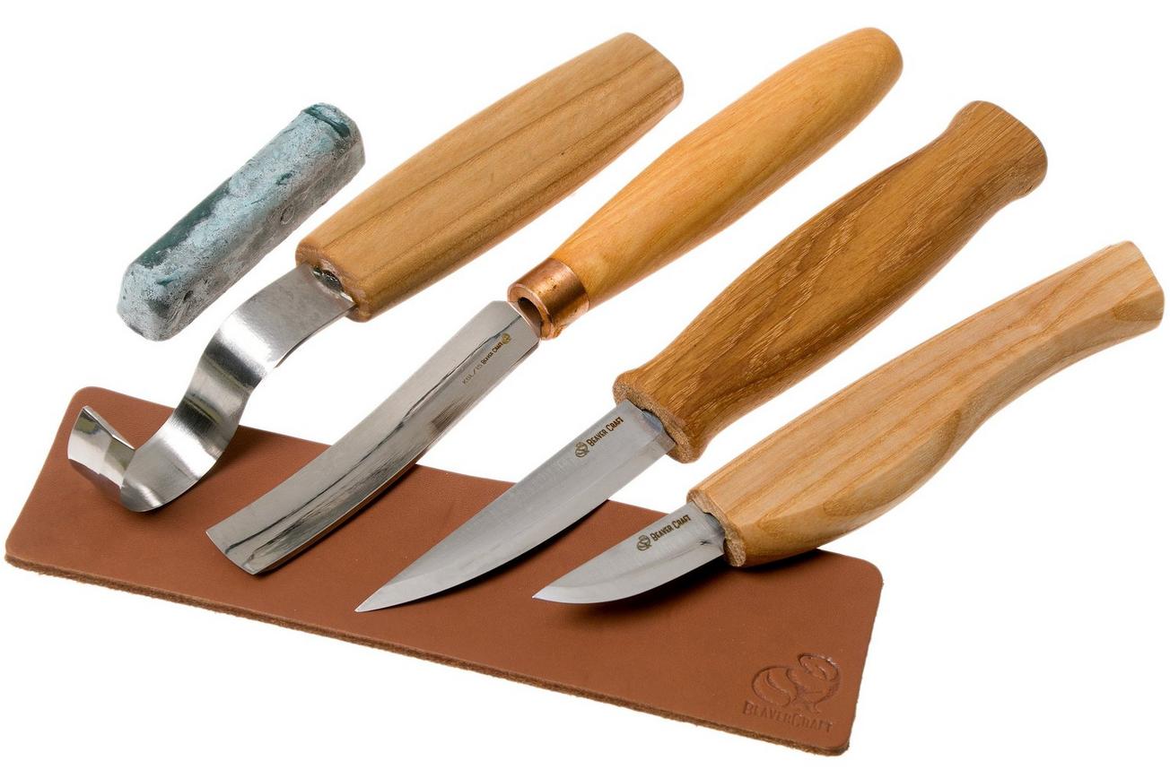 BeaverCraft Spoon and Kuksa Carving Professional Set S43 houtsnijset