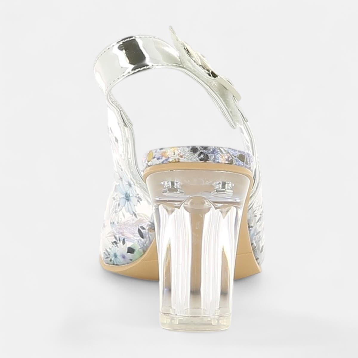 Nu-pieds à talon Femme bleu