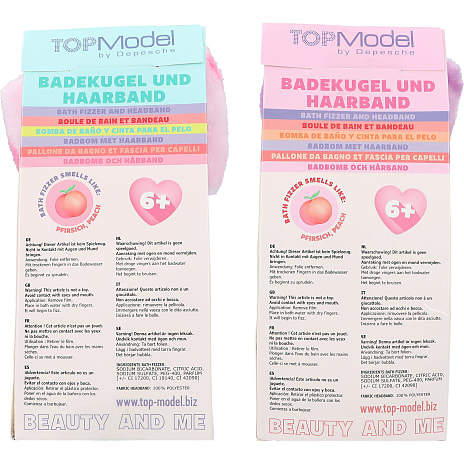 TOPModel Beauty and me badebombe og hårbånd – flere varianter – assorteret