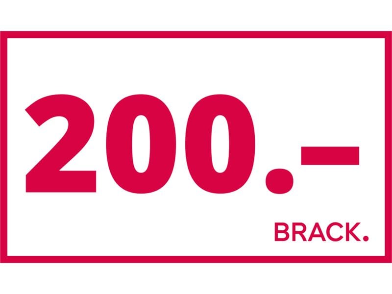 BRACK.CH Geschenkkarte CHF 200.- Physische Geschenkkarte – Freude schenken!