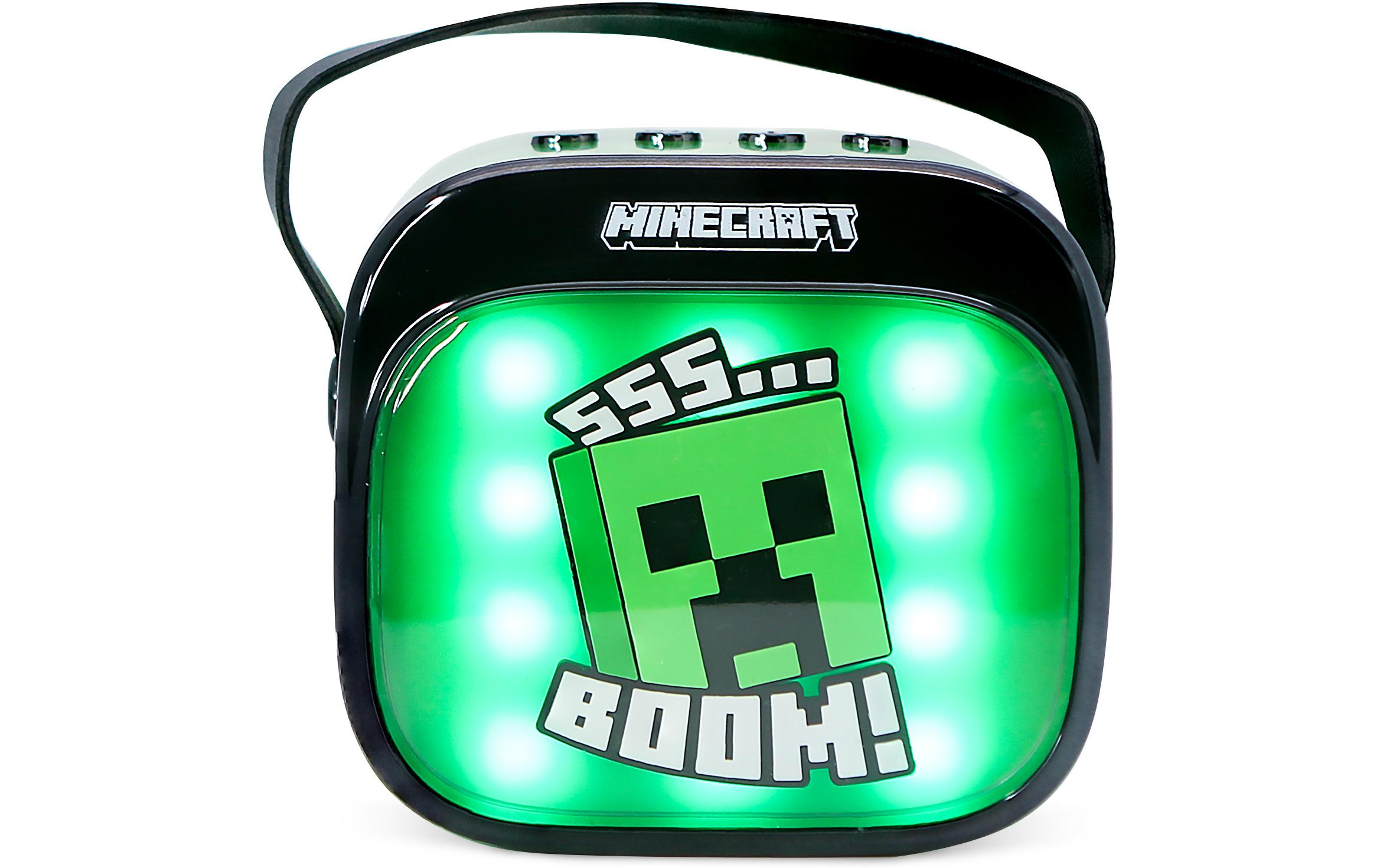 Minecraft LED Wireless Karaoke Lautsprecher und MikrofonMit LED-Leuchten