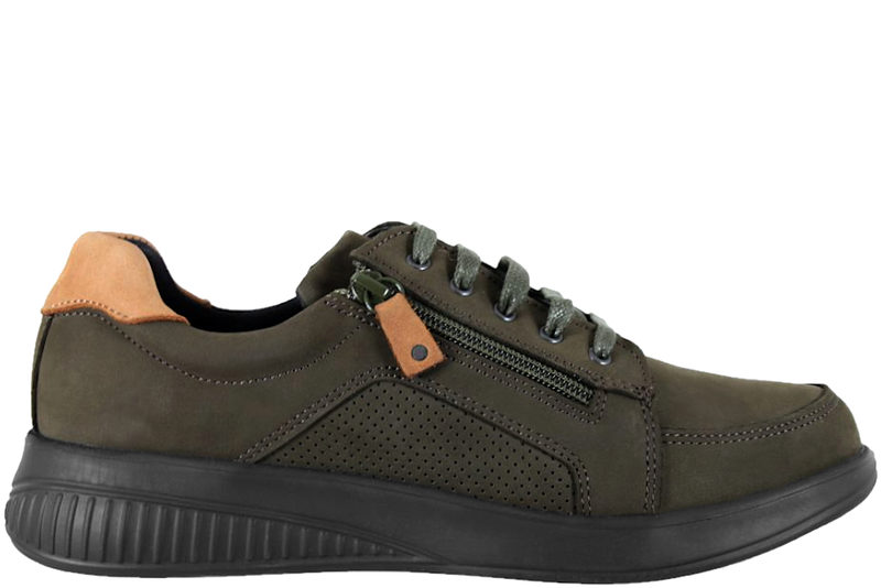 NEW FEET SKO I GRØNT NUBUCK