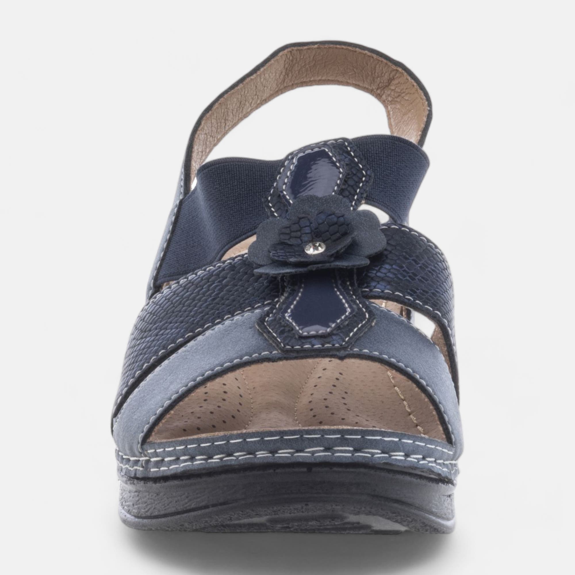 Sandales Femme bleu marine
