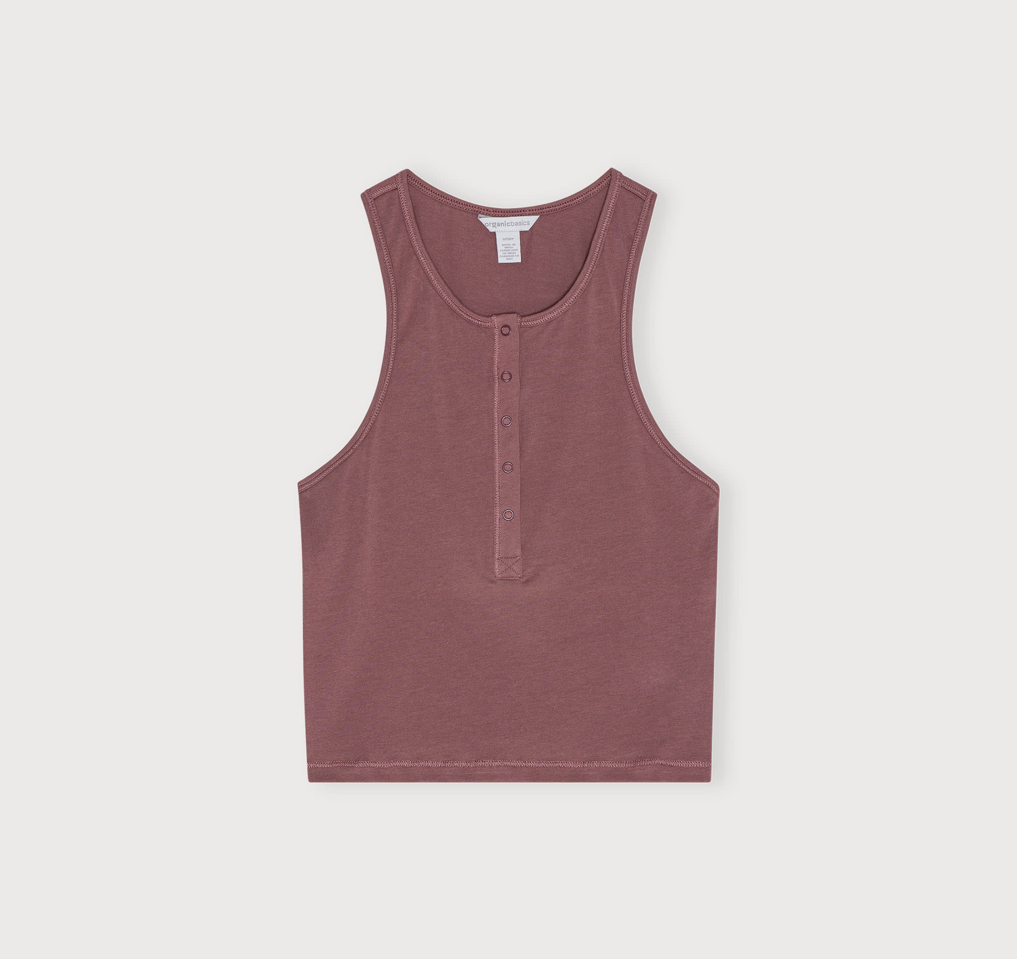ORGANIC COTTON<br>Core Sport Henley Tank Top