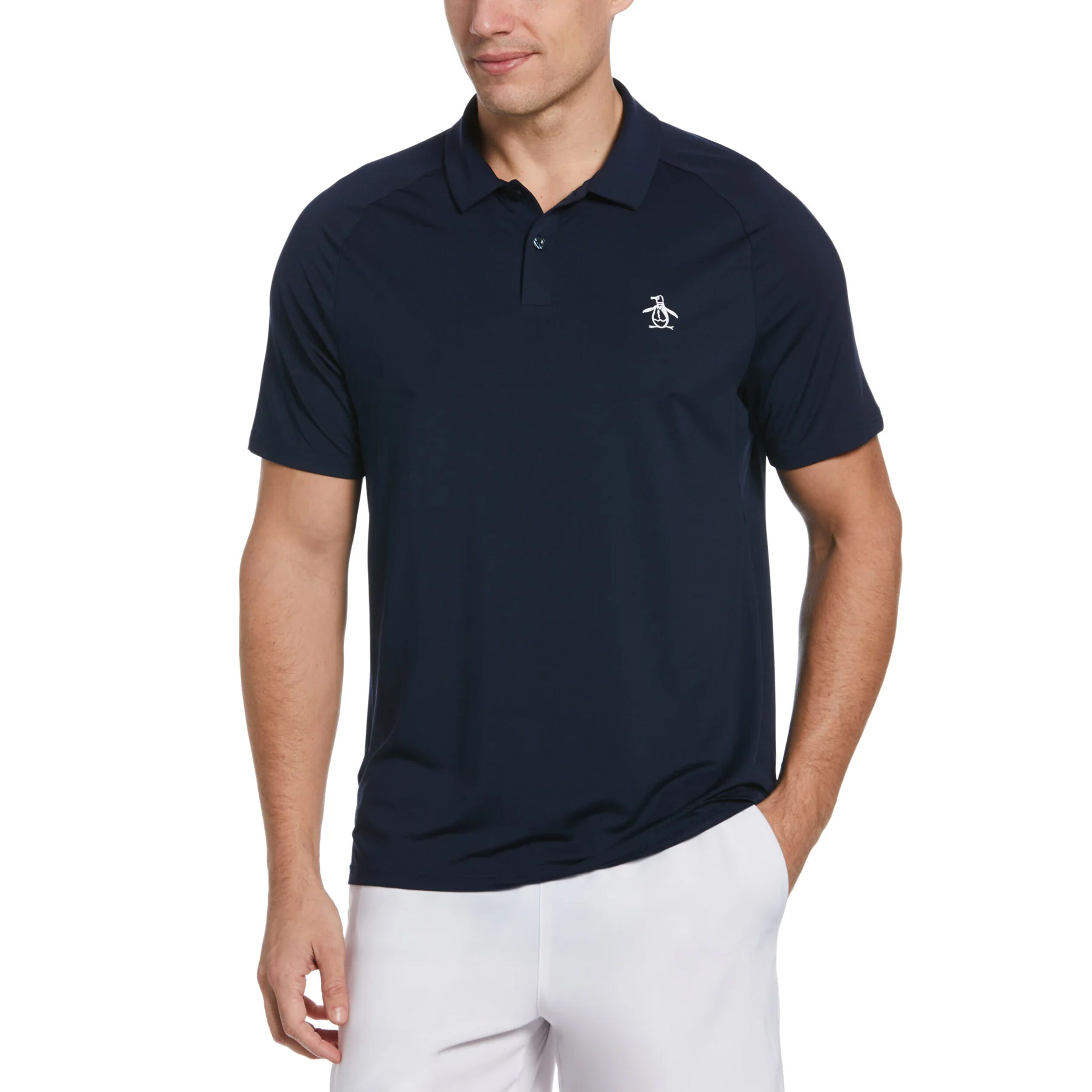 Original Penguin Legacy Gussett Polo Hommes - Bleu Foncé