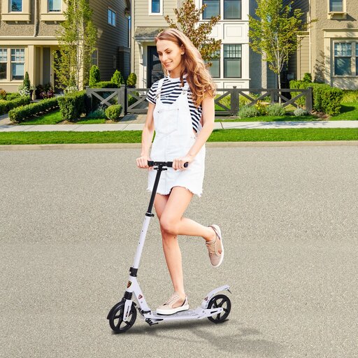 Patinete dobrável ajustável Homcom