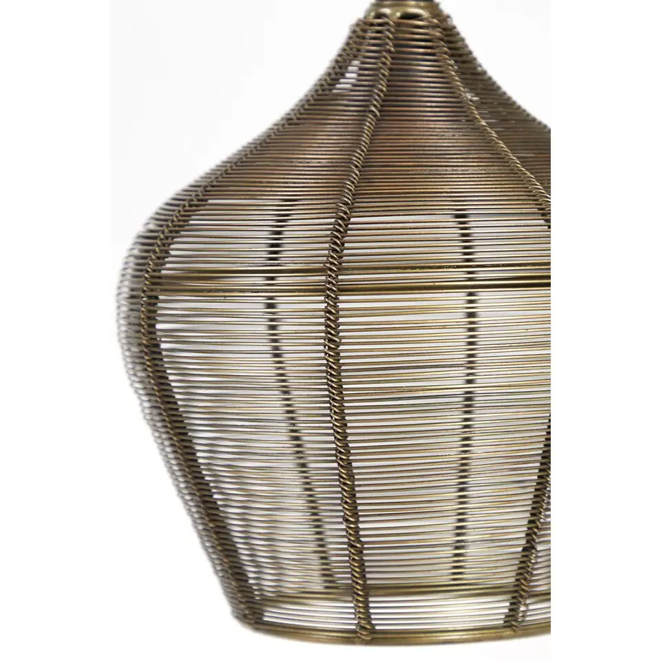 Hanglamp Alvaro - Antiek Brons - 120x25x29,5cm - 10L