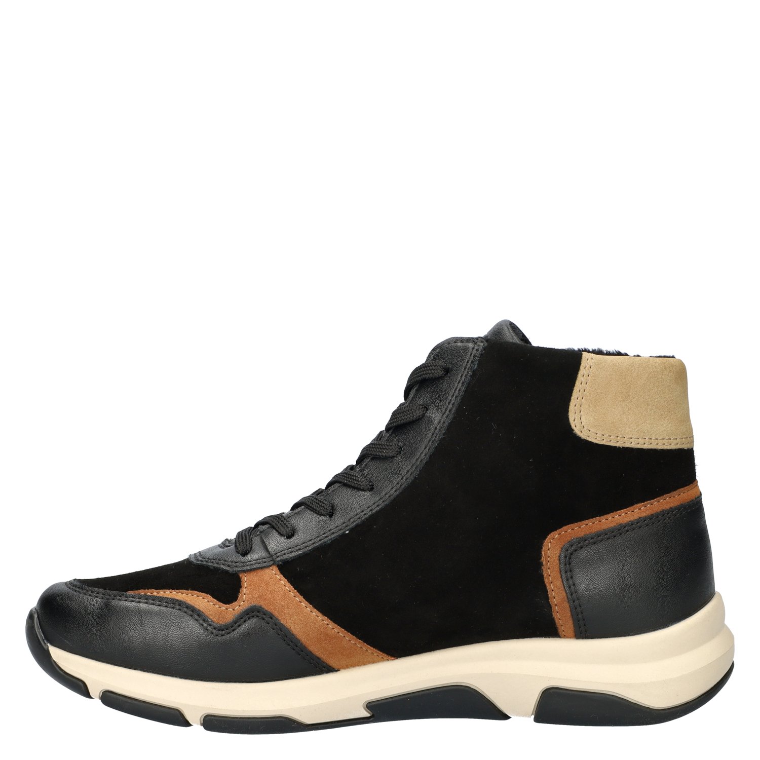 Remonte dames hoge sneaker Remonte Zwart