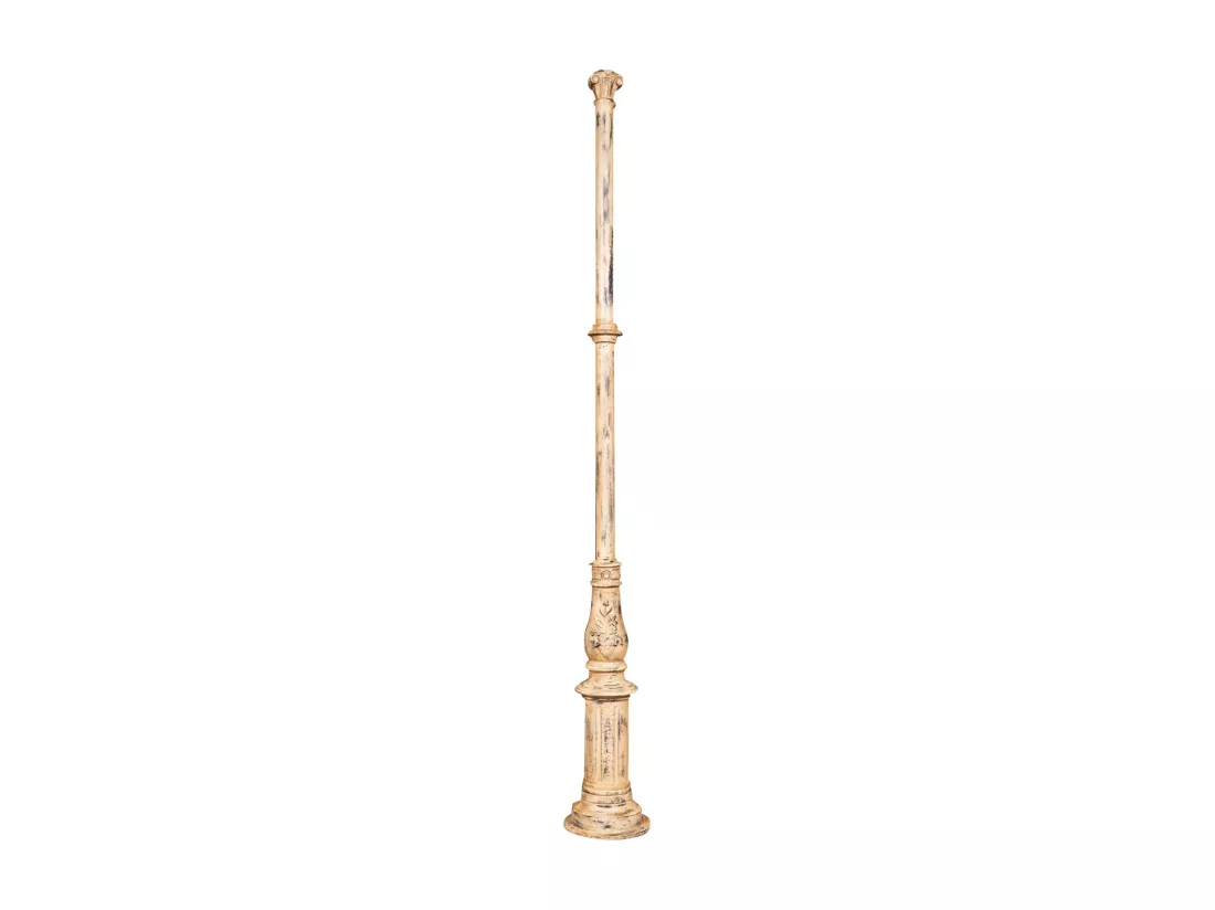 BISCOTTINI Colonne - Colonne en Fonte Finition Antique - Décorative - Jardin - Extérieur - Sculpture - Décoration de Jardin - 35x35x300cm