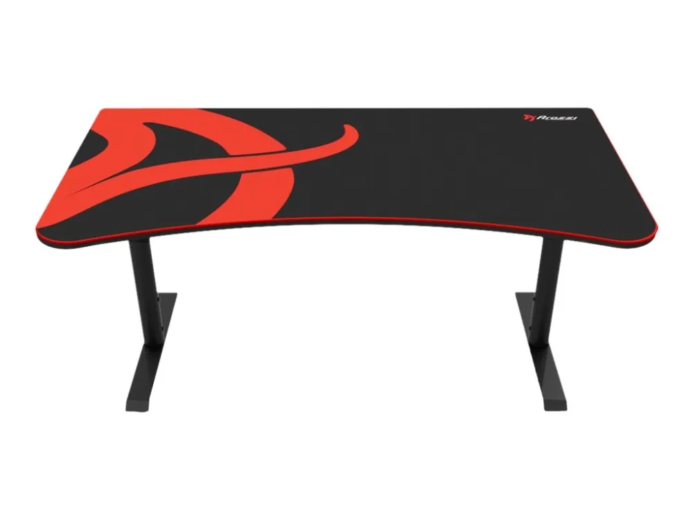 Arozzi Arena Gaming Desk - Bord - gaming - kurvet Gamerbord med sort stel