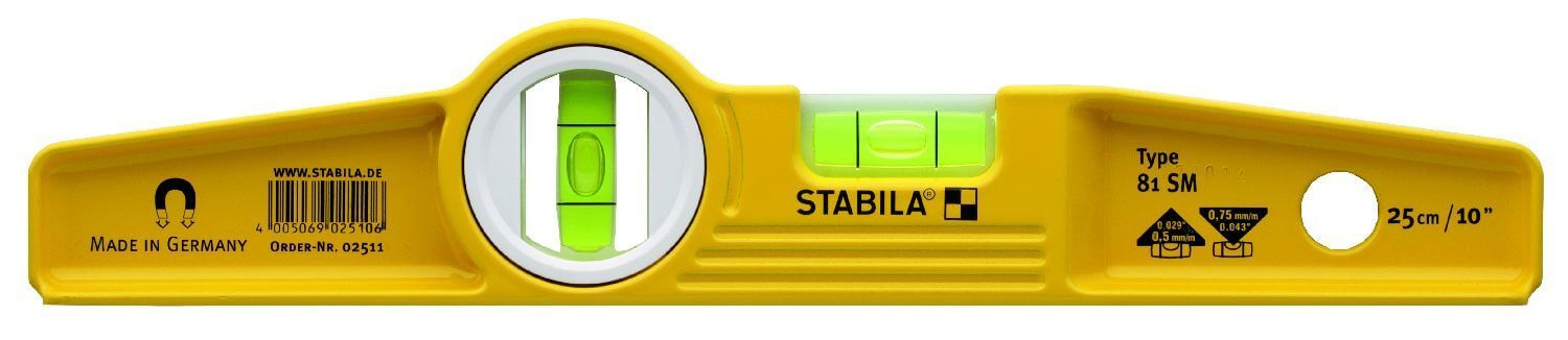 Stabila Waterpas, 81SM Torpedo magn Holster 25cm