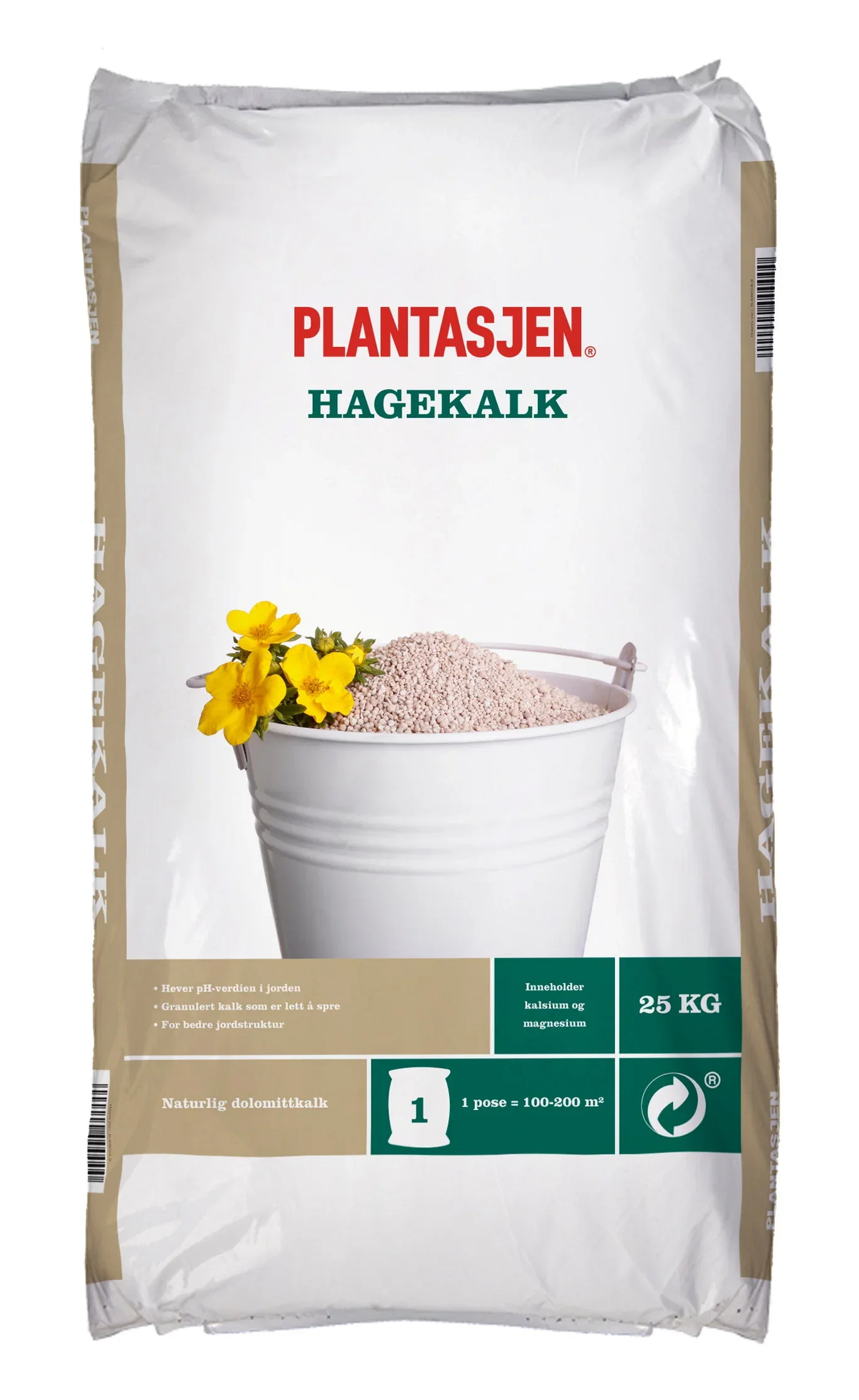 Hagekalk 25 kg