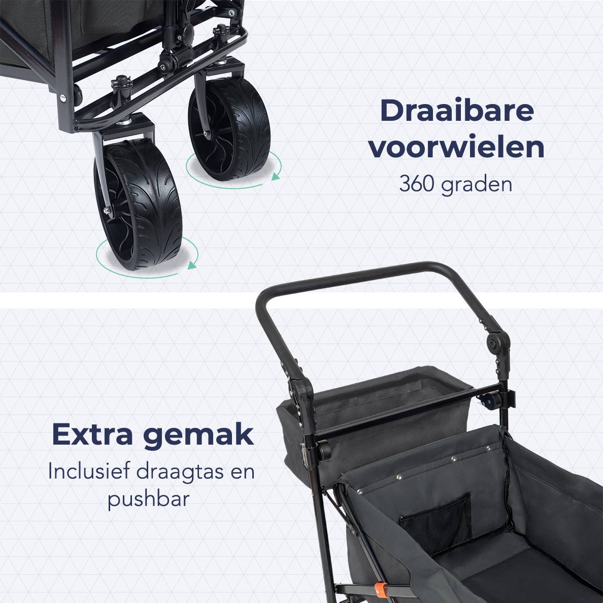 Lifegoods 90l bolderkar - grey