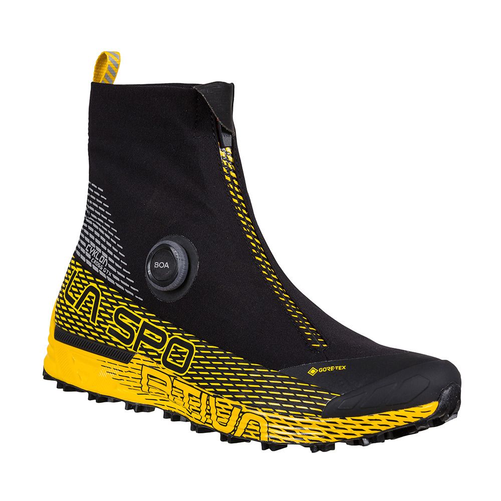 La Sportiva CYKLON CROSS GTX - Chaussures trail Homme black/yellow