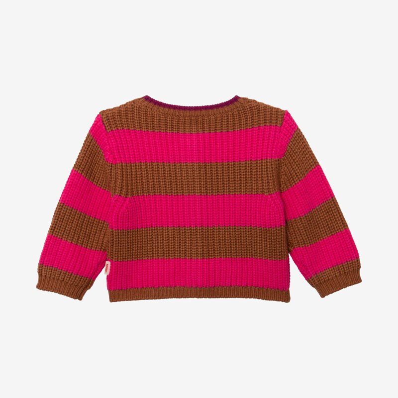 Cardigan bébé fille rose rayé Catimini Rose