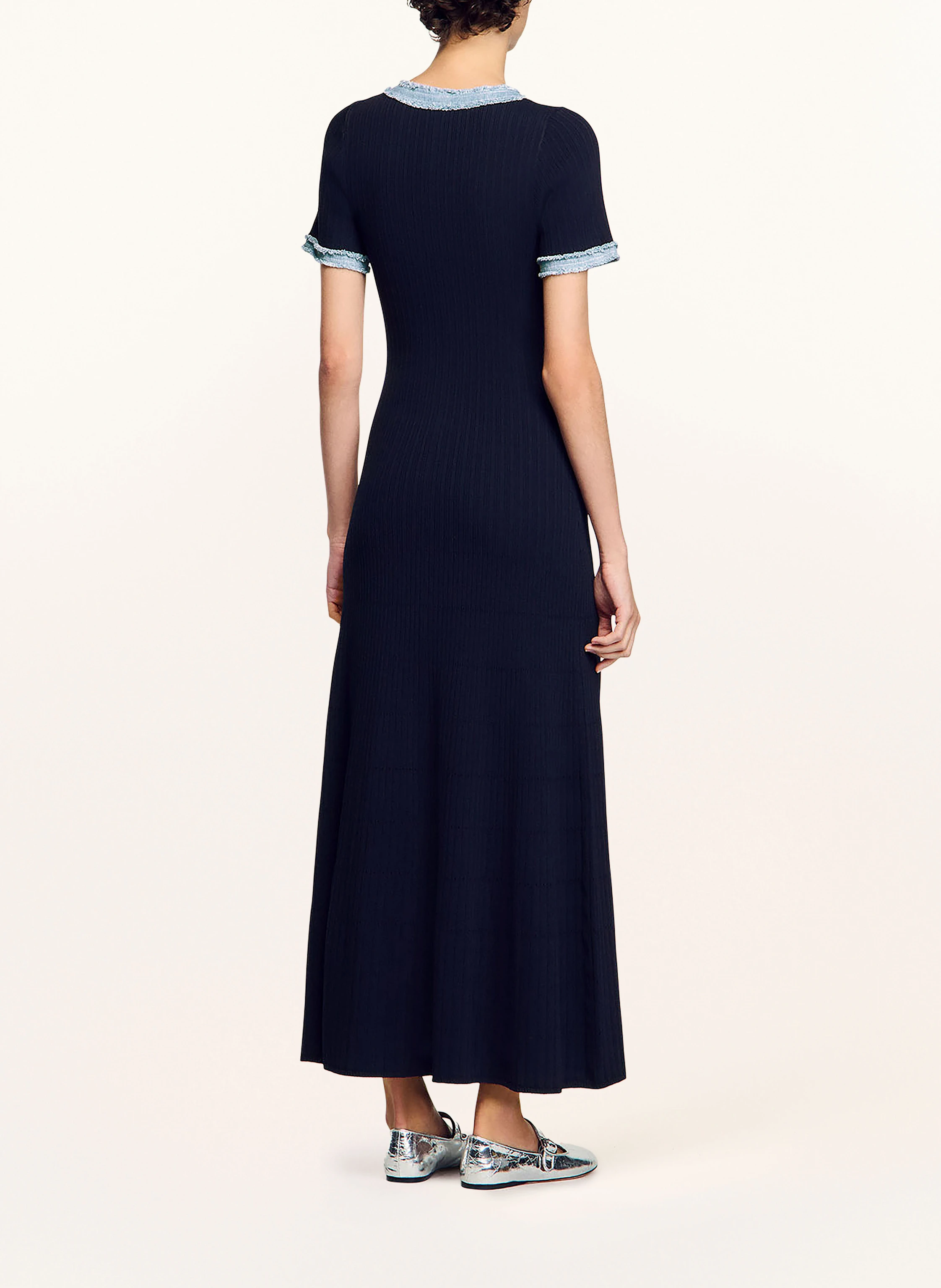 SANDRO Strickkleid