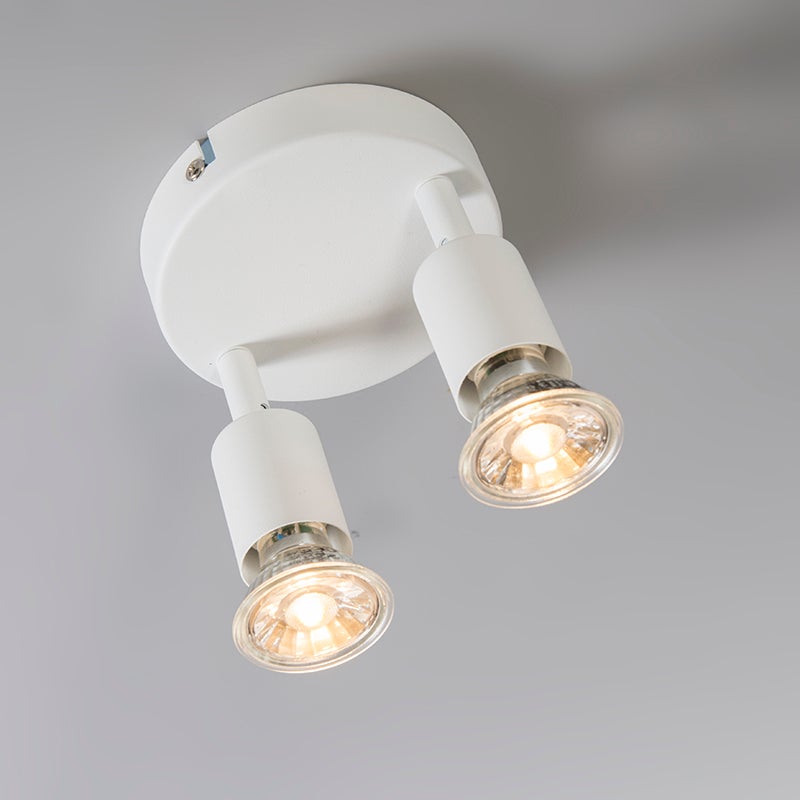 Moderne witte kantelbare plafondspot - Jeany 2