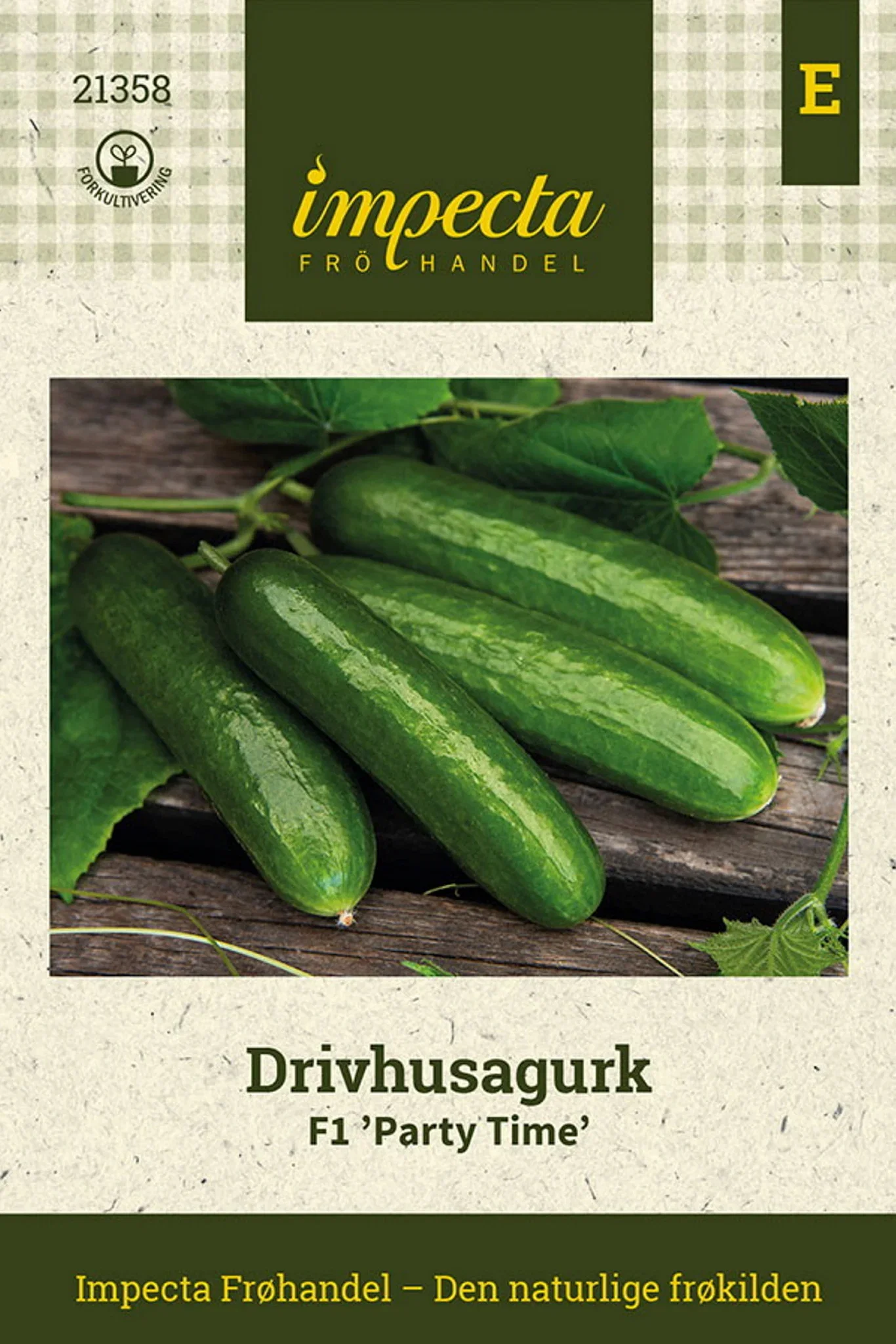Cucumis sativus F1 'Party Time' Drivhusagurk F1 'Party Time'
