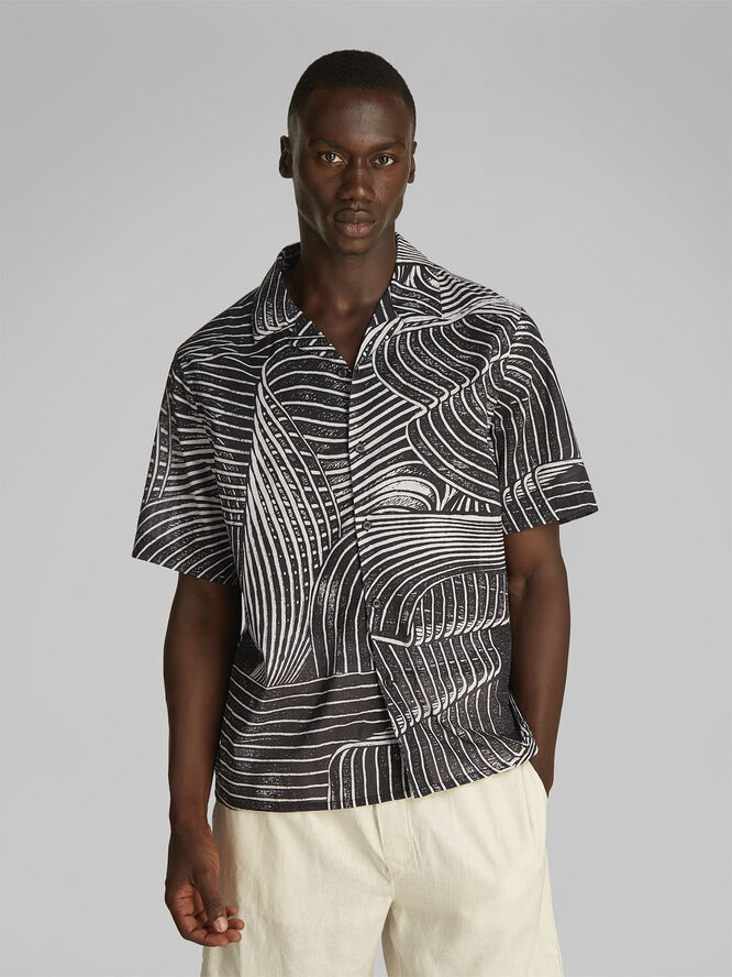 Calvin Klein RESORT SHIRT-PRINT Palm leaves aop