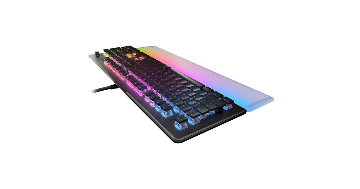 Turtle BeachVulcan II Max, gaming toetsenbord  (Zwart, US lay-out, Roccat Titan II Optical Red)