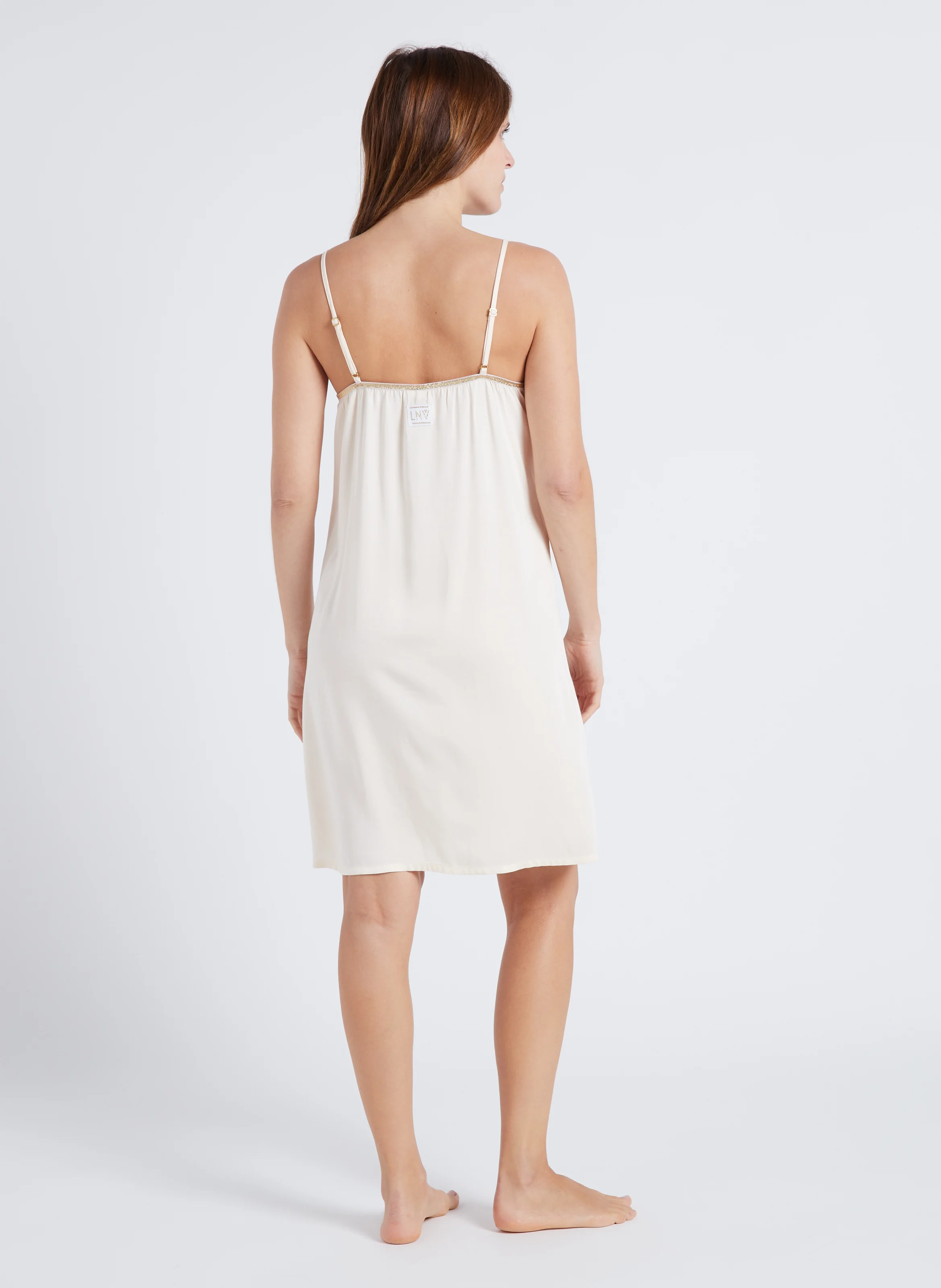SIMONE - Nuisette col V | Beige