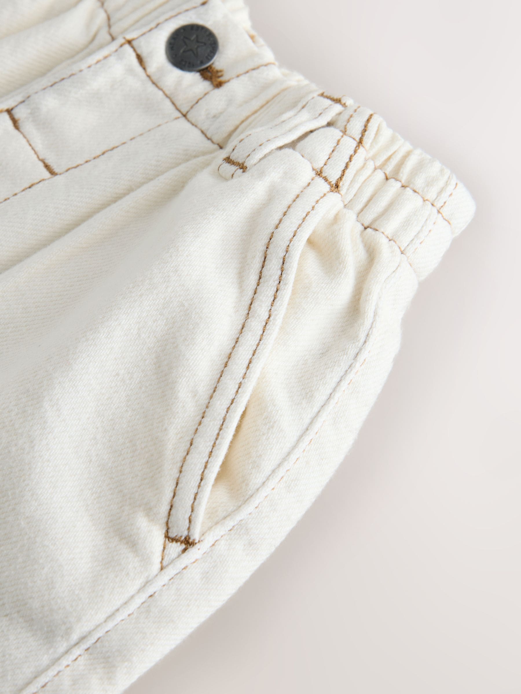 Ecru - Jeans met wijde pijpen (3 mnd-7 jr)