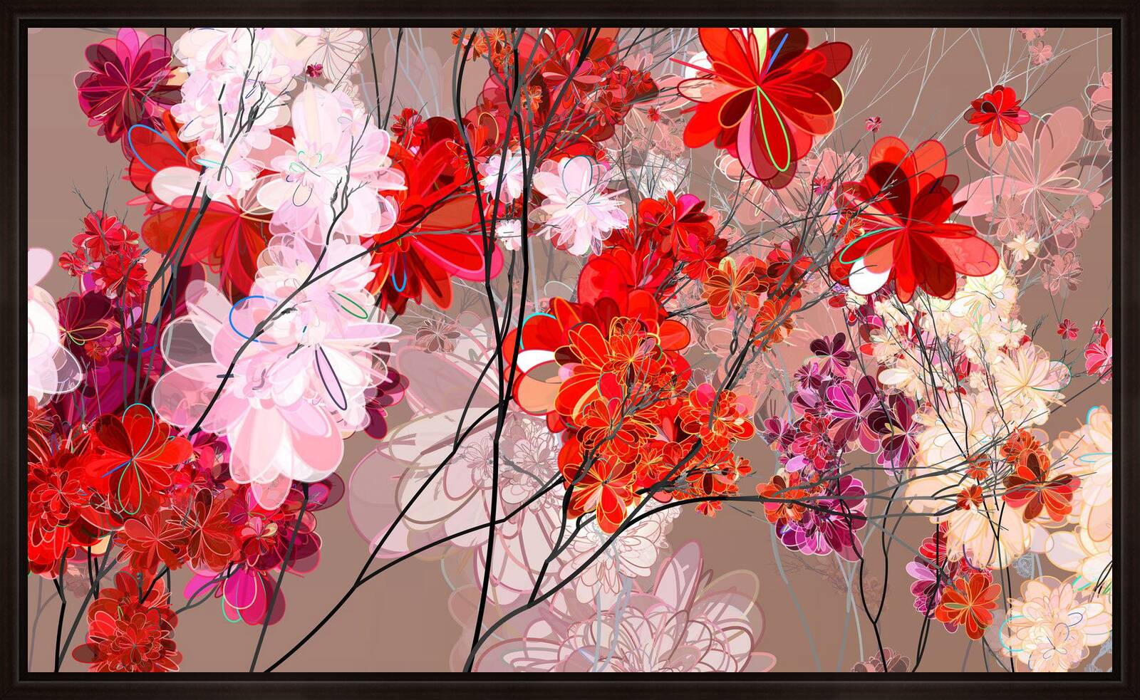 crimson and scarlet IV by Holger Lippmann - Limited Edition. Edition of: 150. Signed.
