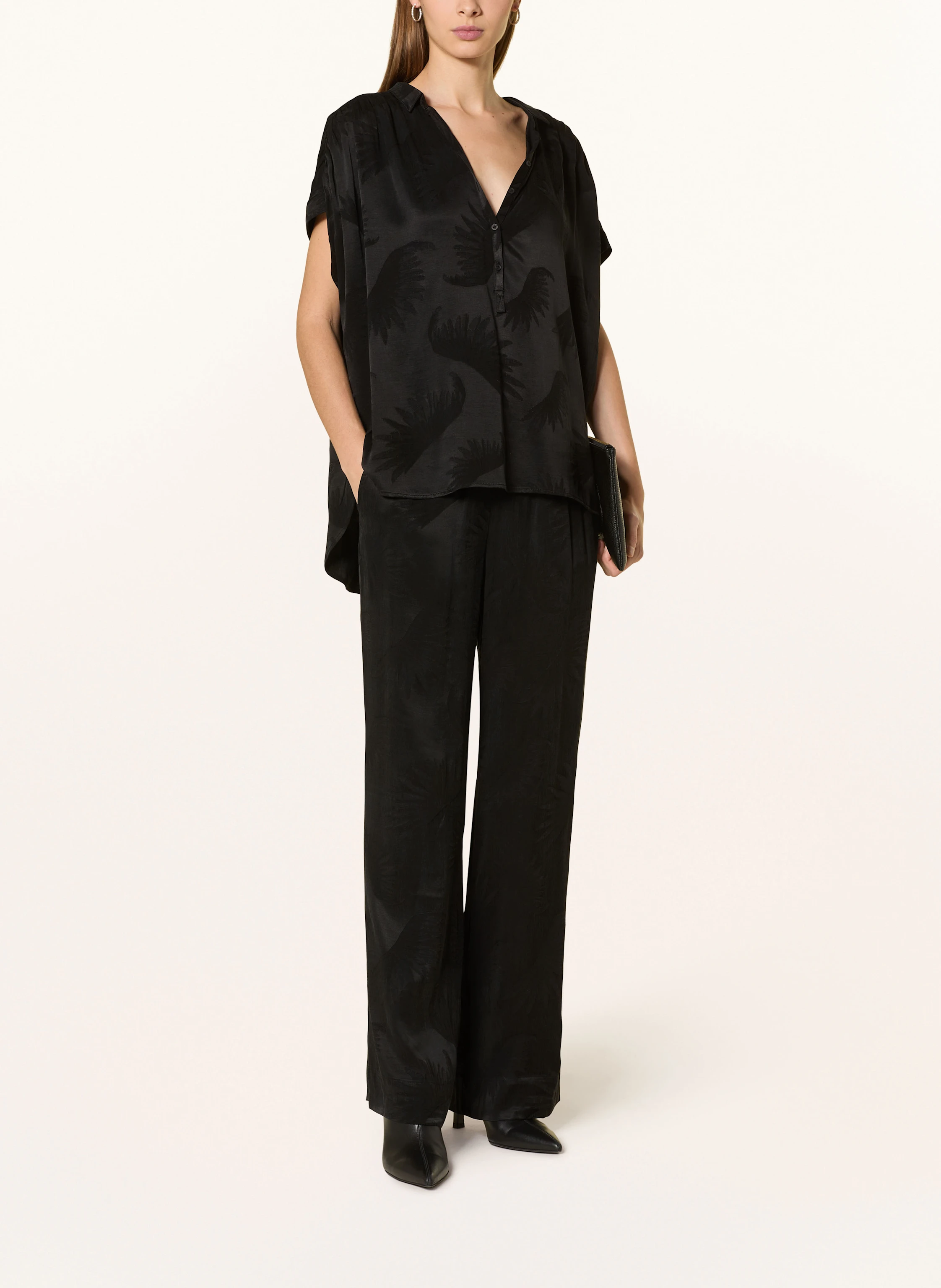 ELIAS RUMELIS Marlenehose ERKELLY aus Satin