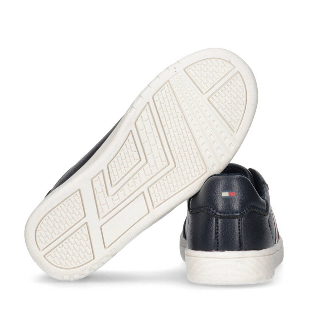 Tommy Hilfiger leren sneakers donkerblauw