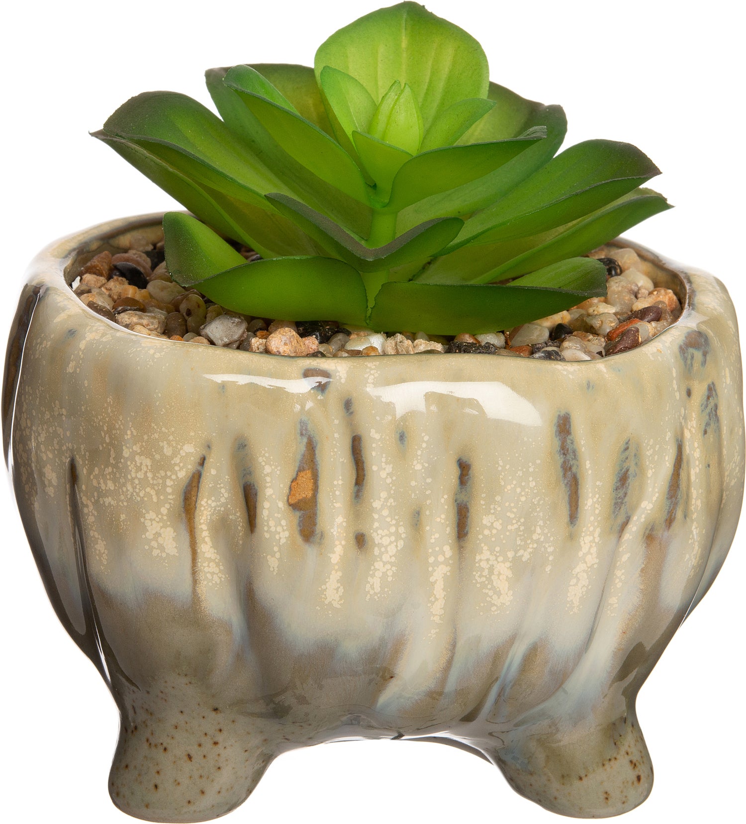 Intratuin kunstplant Sedum blauw D 11 H 10 cm