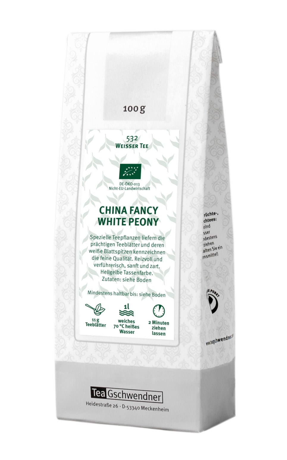 China Fancy White Peony Bio