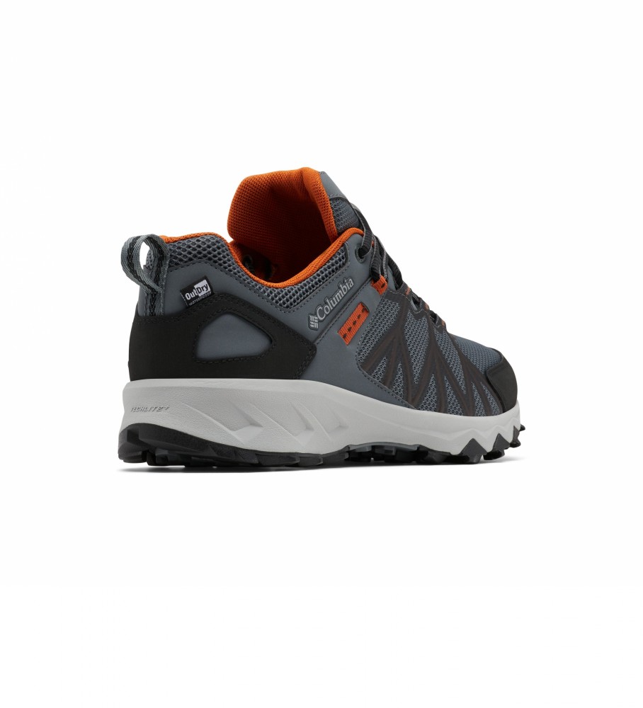 Tênis de caminhada impermeável Columbia Peakfreak, cinza