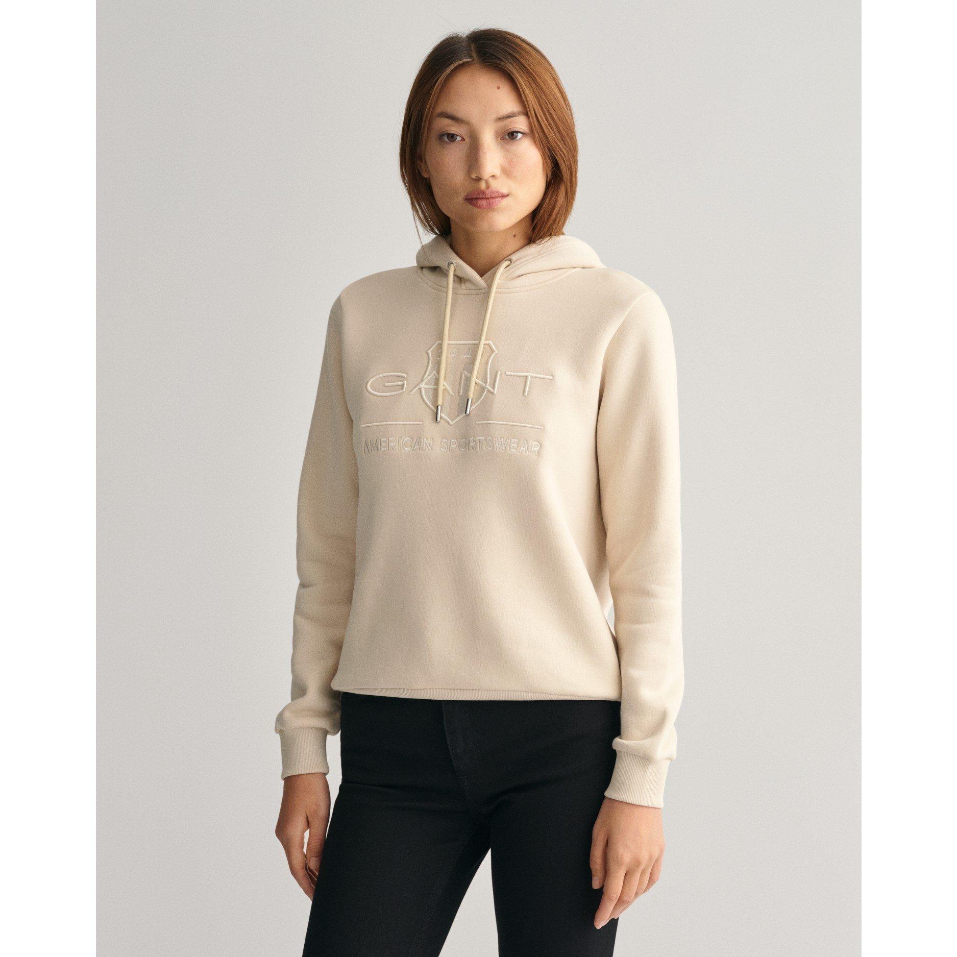 Gant Tonal Logo Archive Shield Hoodie