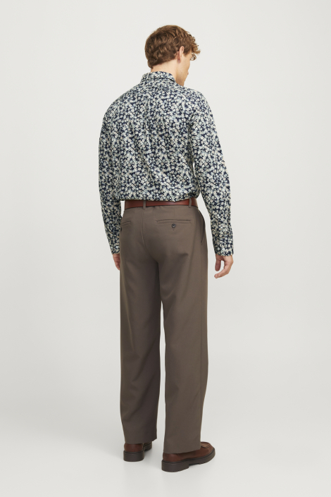Jack & Jones taupe heren overhemd