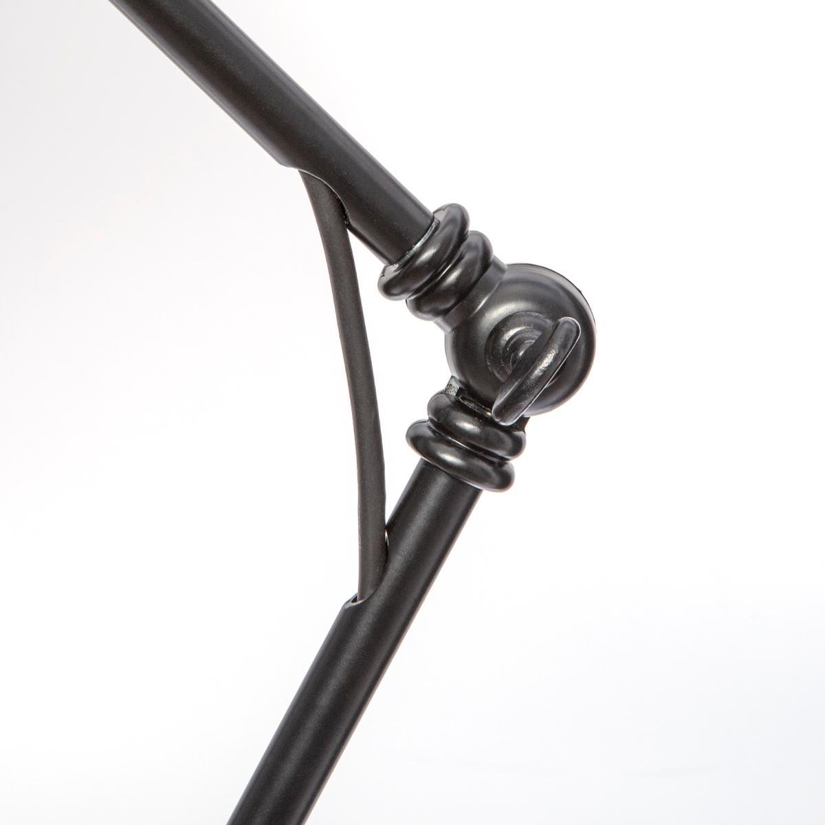 LAMPE ARC AUDE NOIR H.62CM