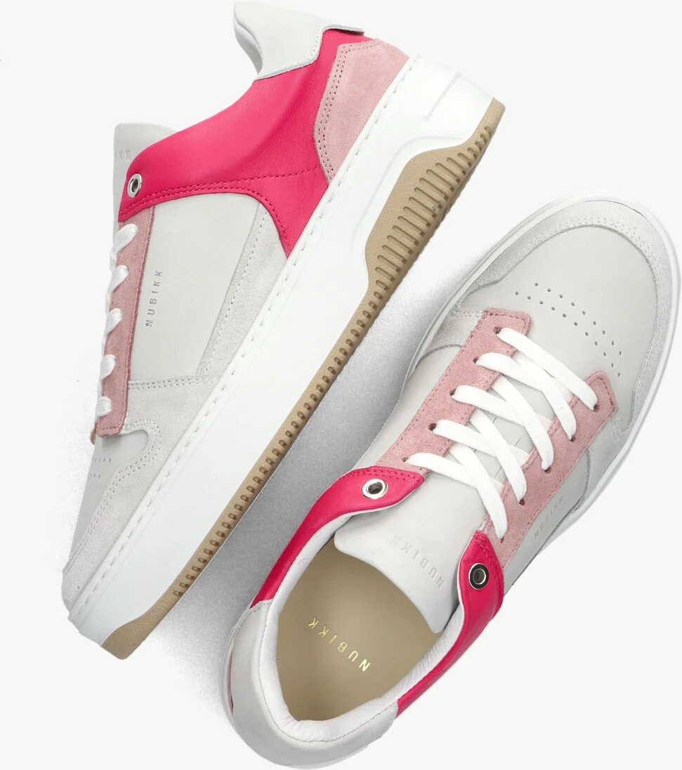 NUBIKK witte nubikk lage sneakers basket court dames