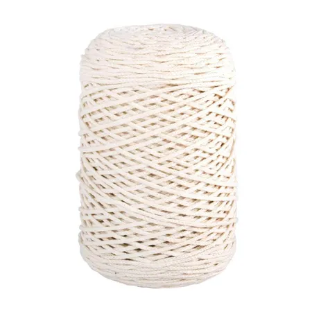 Rayher Garn Makramee 2mm 250m natur geflochten