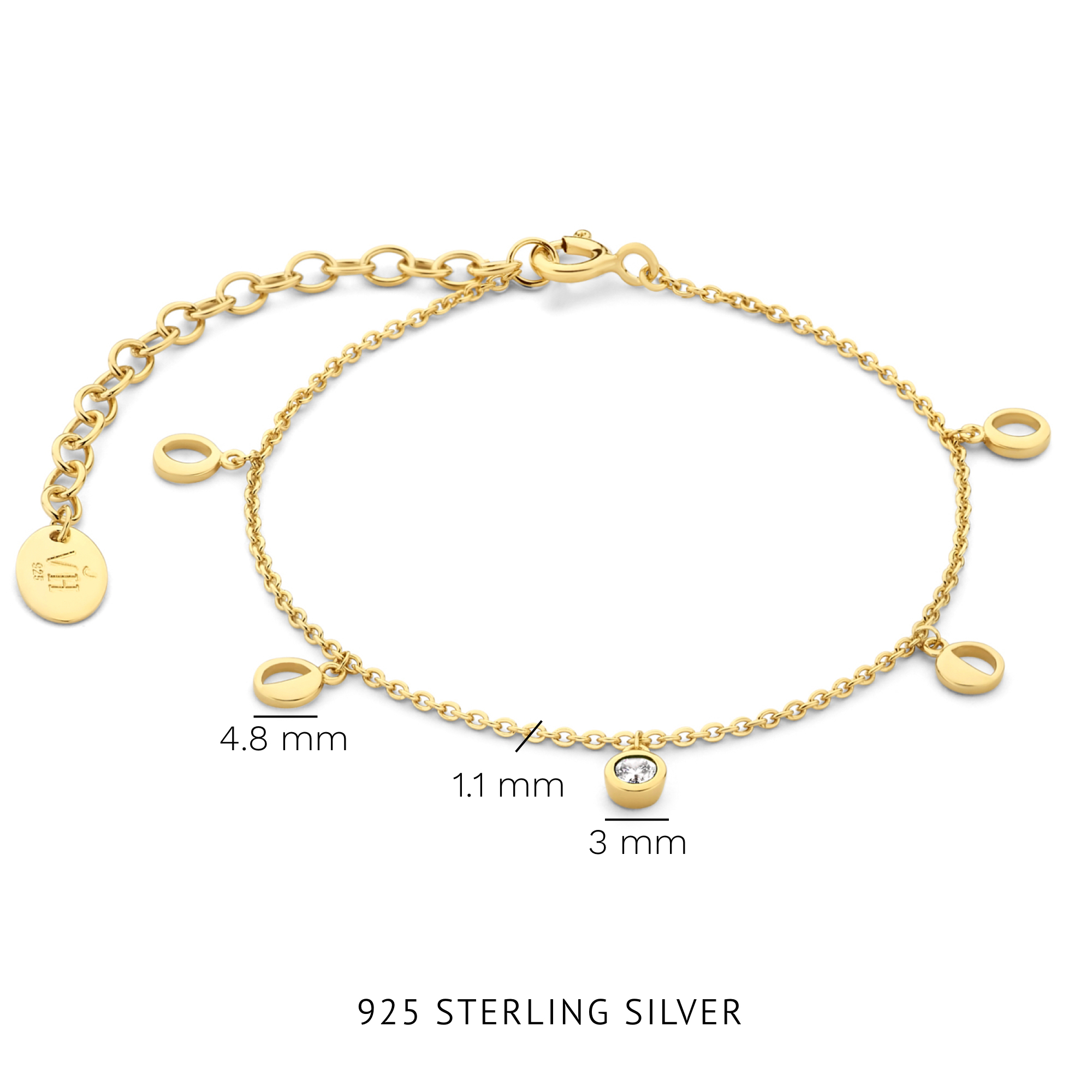 armband Violet Hamden Violet Hamden Goud