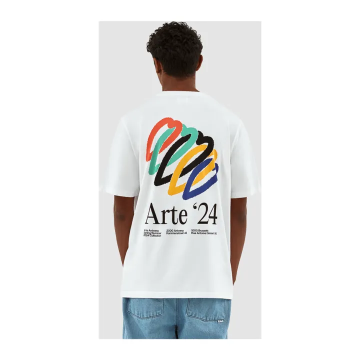 Arte Antwerp T-shirt Heart Rings | Blanc