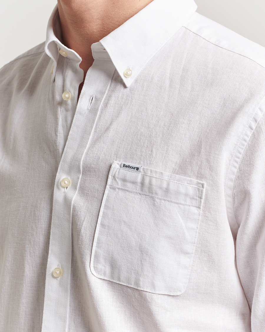 Barbour Lifestyle Nelson Linen/Cotton Shirt White