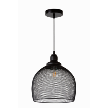 Lucide hanglamp Mesh zwart Ø28 cm