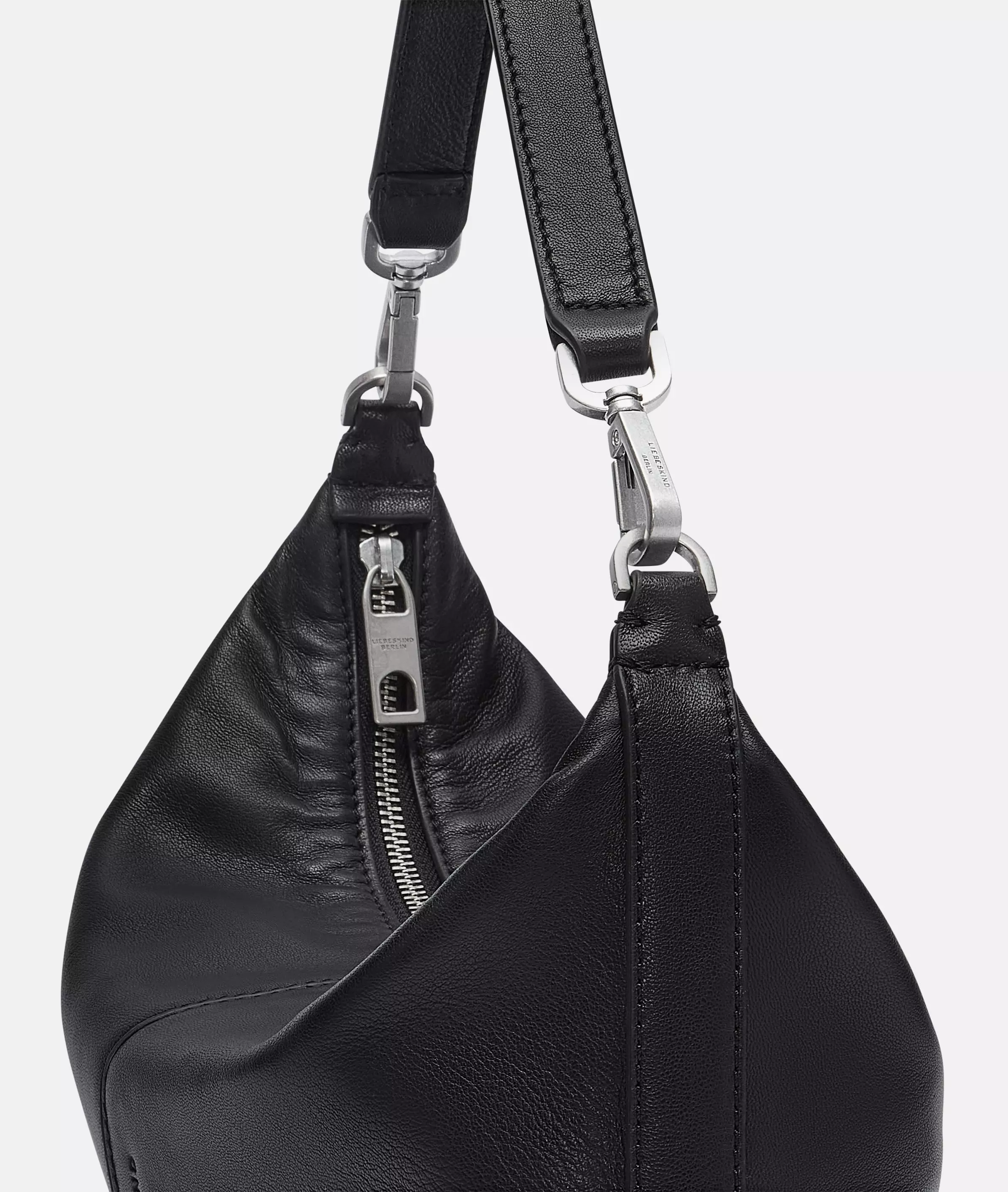 Paris Hobo S Handy leather hobo bag