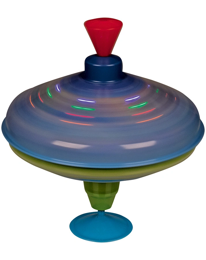 LED-Brummkreisel WELTALL in blau